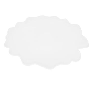 Imagem de GLOGLOW Molde de Resina de Silicone de Flor, Padrão Floral Requintado, Silicone Flexível à Prova de Rasgos, Design de Liberação Rápida para Projetos de Arte de Decoração de Casa DIY (Placa grande B11H37 (diâmetro 35,5 cm/13,98 pol.))