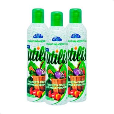 Imagem de Kit 3 Desinfetante Frutas Verduras e Legumes Utilis Coala 300ml. Perfe
