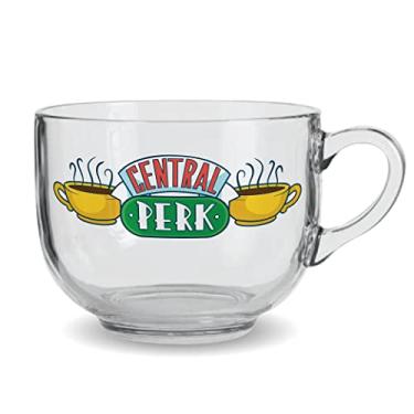 Imagem de ICUP Caneca de café e sopa Friends Glass Central Perk (caneca de café)