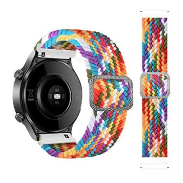 Imagem de KAPPDE Pulseiras de pulso trançadas Correa para COROS APEX Pro/APEX 46 42mm Smartwatch Pulseira PACE 2 PACE2 Pulseira Correa (Cor: arco-íris, Tamanho: Para APEX 42mm)