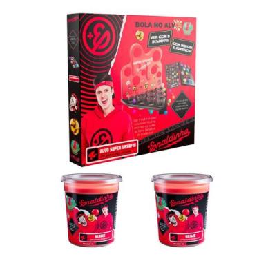 Imagem de Kit Jogo Enaldinho Bola No Alvo com 02 Gelastica Youtuber - Toys Lab