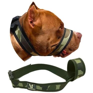 Imagem de Focinheira Tática Militar Moderna Super Confortável E Segura Dogvix, V