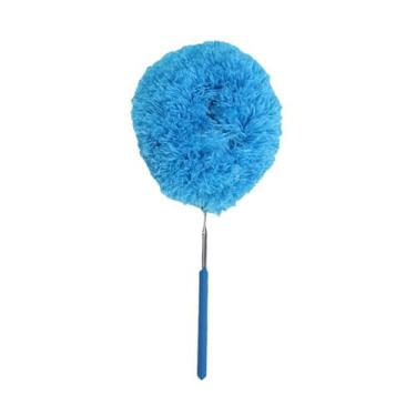 Imagem de Espanador de ventilador de teto de microfibra estende até 80 cm de comprimento com cabo de bloqueio de poeira escova de limpeza reutilizável para limpeza doméstica sem esforço