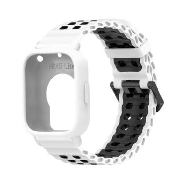 Imagem de Pulseira De Silicone Bicolor Para Redmi Watch 5 Active Lite Ocean Com 