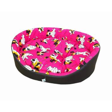 Imagem de Cama Pet Com Bordas Estampada Super Confortável e Resistente para Cães