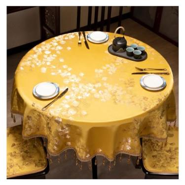 Imagem de Toalha de mesa redonda toalha de mesa redonda grande toalha de mesa de jantar sala de estar toalha de mesa de café tapete de mesa (B,180 cm)