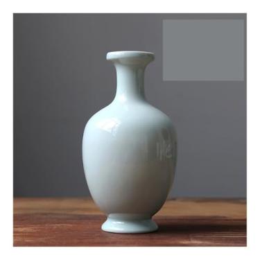 Imagem de Vaso de cerâmica chinês retrô para casa ornamentos decorativos vasos de flores de flores