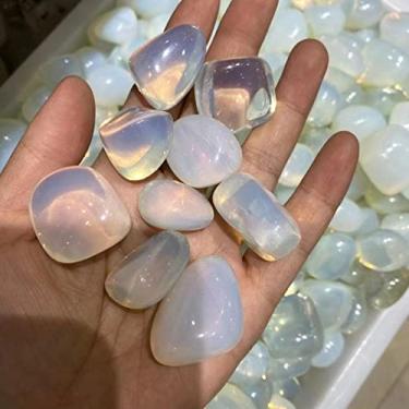 Imagem de Pedras preciosas para decoração opala cascalho áspero quadrado amostra cristais de pedra 20-40 mm tamanho Aura cristal (tamanho: 500g)