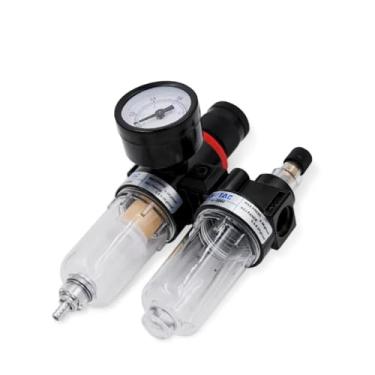 Imagem de Compressor de ar AFC- 2000 regulador separador de água de óleo duas uniões AFR2000 + AL2000