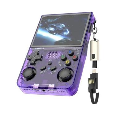 Imagem de Console De Jogo Retro Portátil Para Crianças R36S Com Tela IPS De 3,5 
