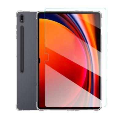 Imagem de Capinha Borda Anti Impacto Para Samsung Tab S9+ 12.4 + Vidro