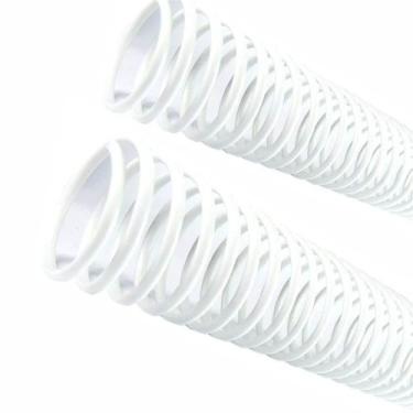 Imagem de Espiral Para Encadernação Branco 33 Mm Para 250 Folhas 25un - Cassmar 