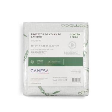 Imagem de Protetor De Colchão Impermeável Solteiro Blend Bamboo - Camesa