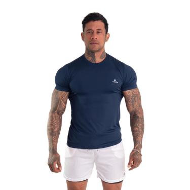 Imagem de Camisa Térmica Masculina Com Proteção UV Ideal Para Treino Academia E Atividades Ao Ar Livre Fitness-Masculino