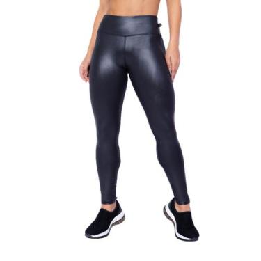 Imagem de Calça Legging Basica Em Cirre Cintura Alta Cos Alto - Wolfox, Preto,  