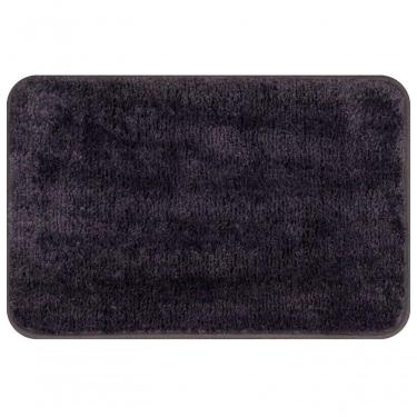 Imagem de Tapete De Microfibra Soft Color Grafite 60x40cm - Uzoo Tapete Microfibra Soft Color 60x40cm Grafite 1702305