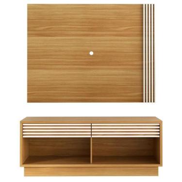 Imagem de Rack Painel p/Tv 42" Natural Off White Tecno Mobili