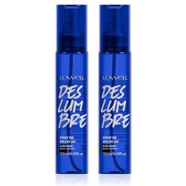 Imagem de Kit 02 Lowell Deslumbre Spray De Brilho 2 em 1 120ml