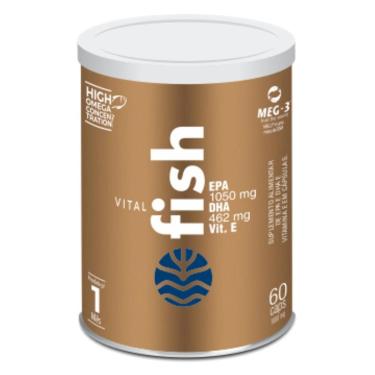 Imagem de Vital Fish - Óleo de Peixe em Cápsulas - 60 cáps de 1.000mg-Unissex
