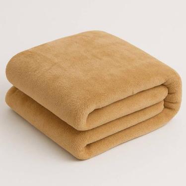 Imagem de Manta Casal Lisa Microfibra Toque Macio 180x200cm Admirare 170 gramatu