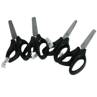 Imagem de Kit com 4 Tesouras Escolar KS 97 Cis - NoBrand