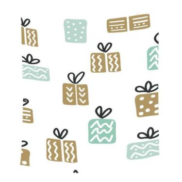 Imagem de Tapeçaria, caixa de presente de Natal, parede, 150x150cm, fibra de mic