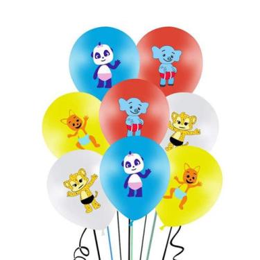 Imagem de Kit de balões de festa: balões de festa, 12 polegadas, 12 unidades par