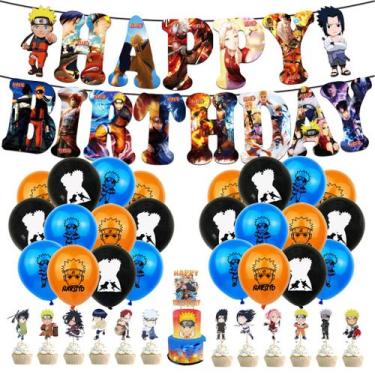 Imagem de Kit de balão, 45 unidades com cartões de papel Banner Cake Topper - yi