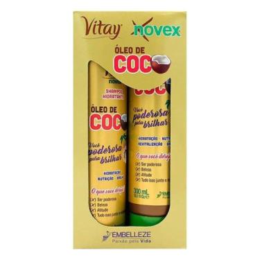 Imagem de Kit Vitay Novex Óleo de Coco Shampoo + Condicionador 300Ml