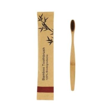 Imagem de Escovas De Dente De Carvão De Bambu Com Cerdas Macias Para Adultos, Ec