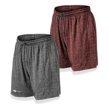 Imagem de Kit 2 Short Bermuda Leve Dry  Academia Treino-Masculino