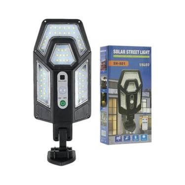 Imagem de Lâmpada De Parede Solar LED À Prova d'Água Para Exteriores Com Ilumina