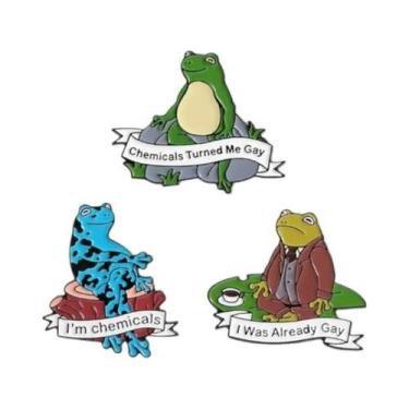 Imagem de Broche Enamelado Engraçado De Cachorro E Gato Para Mochila, Roupas, Jo