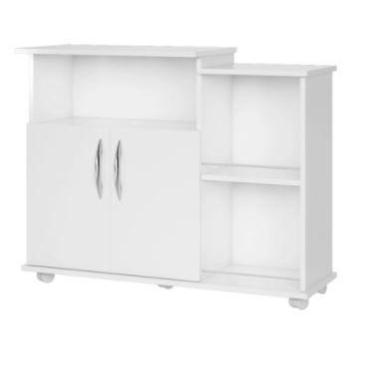 Imagem de Armário Fruteira 2 Portas Microondas Água Branco Cozinha - ClickForte,