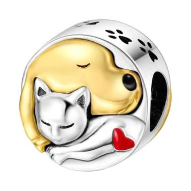 Imagem de Pingentes De Osso De Patinha De Bulldog Francês Em Prata 925 Para Joia