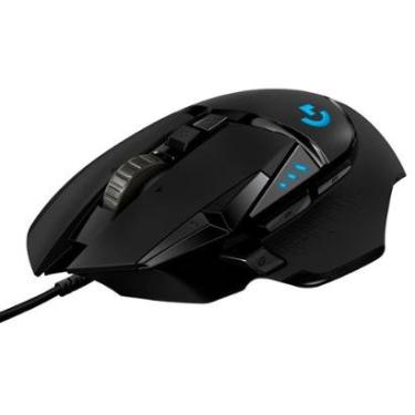 Imagem de Mouse Gamer Logitech G502 HERO com RGB LIGHTSYNC, Ajustes de Peso, 11 Botões Programáveis-Unissex