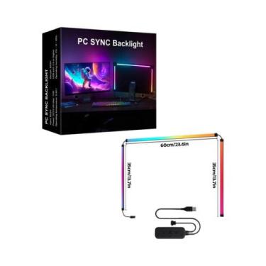Imagem de Fita De Luz LED RGB Para Jogos Com Sincronização De Música E Controle 