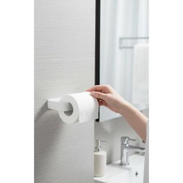 Imagem de Porta Papel Higiênico Adesivo Elegante PRETO - Sem Furos - Congratulat