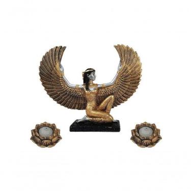 Imagem de Incensário Flor De Lotus Castiçal Sala Quarto Resina 17x4,5 - SHOPPING