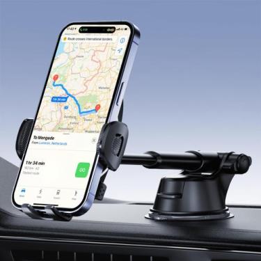 Imagem de Suporte para telefone de carro Bivicvvu telescópico ajustável em 360 d