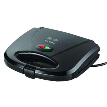 Imagem de Sanduicheira e Grill Multilaser Preta 127V, Preto, 110V