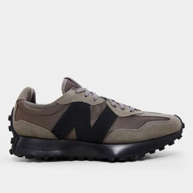 Imagem de Tênis New Balance 327 V1, Marrom, Chumbo, 43