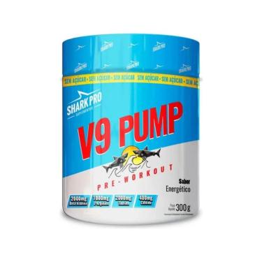 Imagem de V9 PUMP - PRE TREINO 300G - SHARK PRO SABOR:ENERGÉTICO;Tamanho:Único;Gênero:Unissex-Uni...