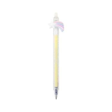 Imagem de Caneta Esferográfica em Gel Apagável BRW Unicórnio Tinta Gel por Fricção Ponta 0,7MM 1...