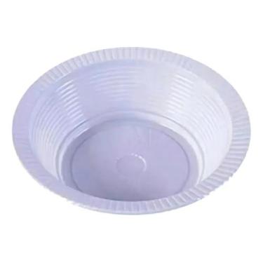 Imagem de Prato Descartável Cumbuca 15cm Sobremesa C 100 Uni Cor Branco - prato 