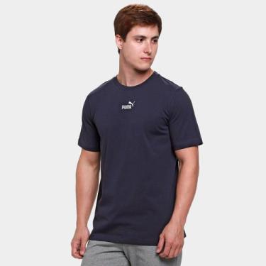 Imagem de Camiseta Puma Small No.1 Centered Masculina, Azul, G
