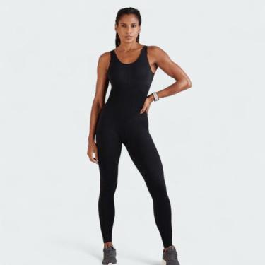 Imagem de Macacão Lupo Sport Seamless Basic Feminino, G, Preto