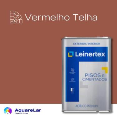 Imagem de Pisos e Cimentados Leinertex 18L, Vermelho telha