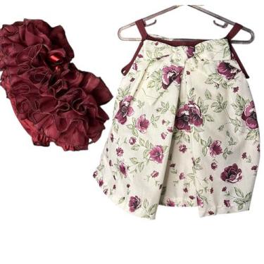 Imagem de Conjunto Bunda Rica Bebê Menina com Babados Luxo - Baby Luxo, Kit 7