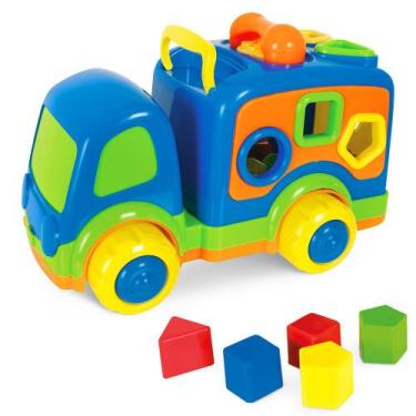 Imagem de Caminhãozinho Didático Super Toys Baby, Azul, Unico